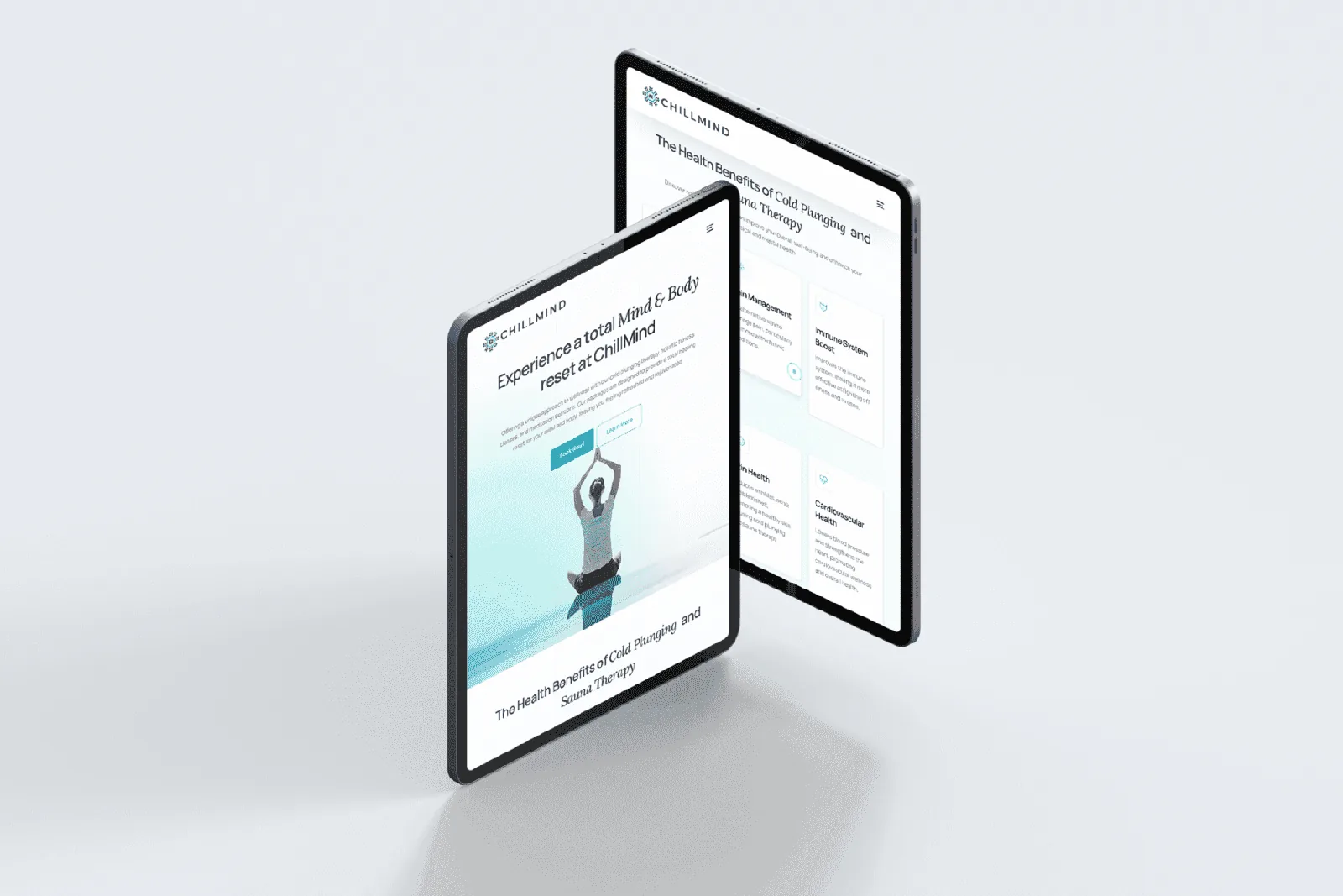 Responsive website design by Graphic House for ChillMind.