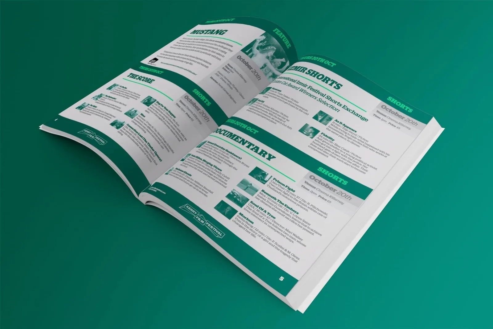 Kerry Film Festival program guide by Graphic House.