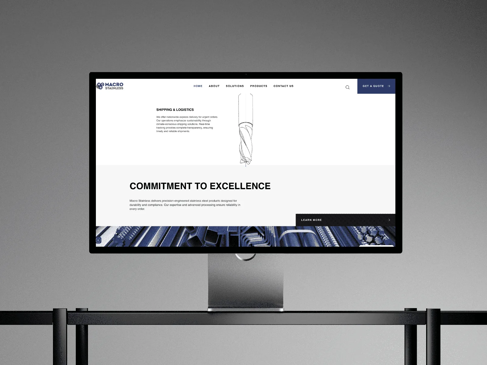Clean, professional website design for clients in website design.