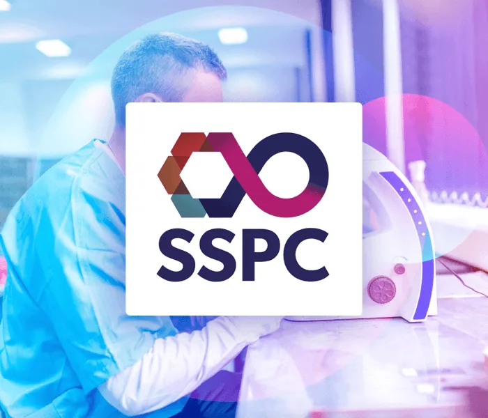 SSPC logo for brand identity design by Graphic House Ireland.